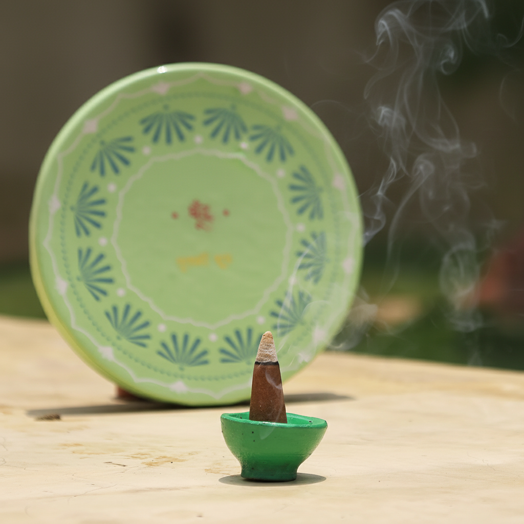 Tulsi I Holy Basil Incense Cones (Charcoal-free)