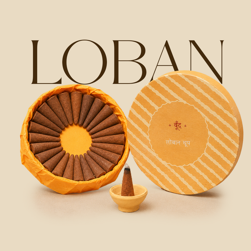 Loban | Pure Frankincense Incense Cones (Charcoal-free)