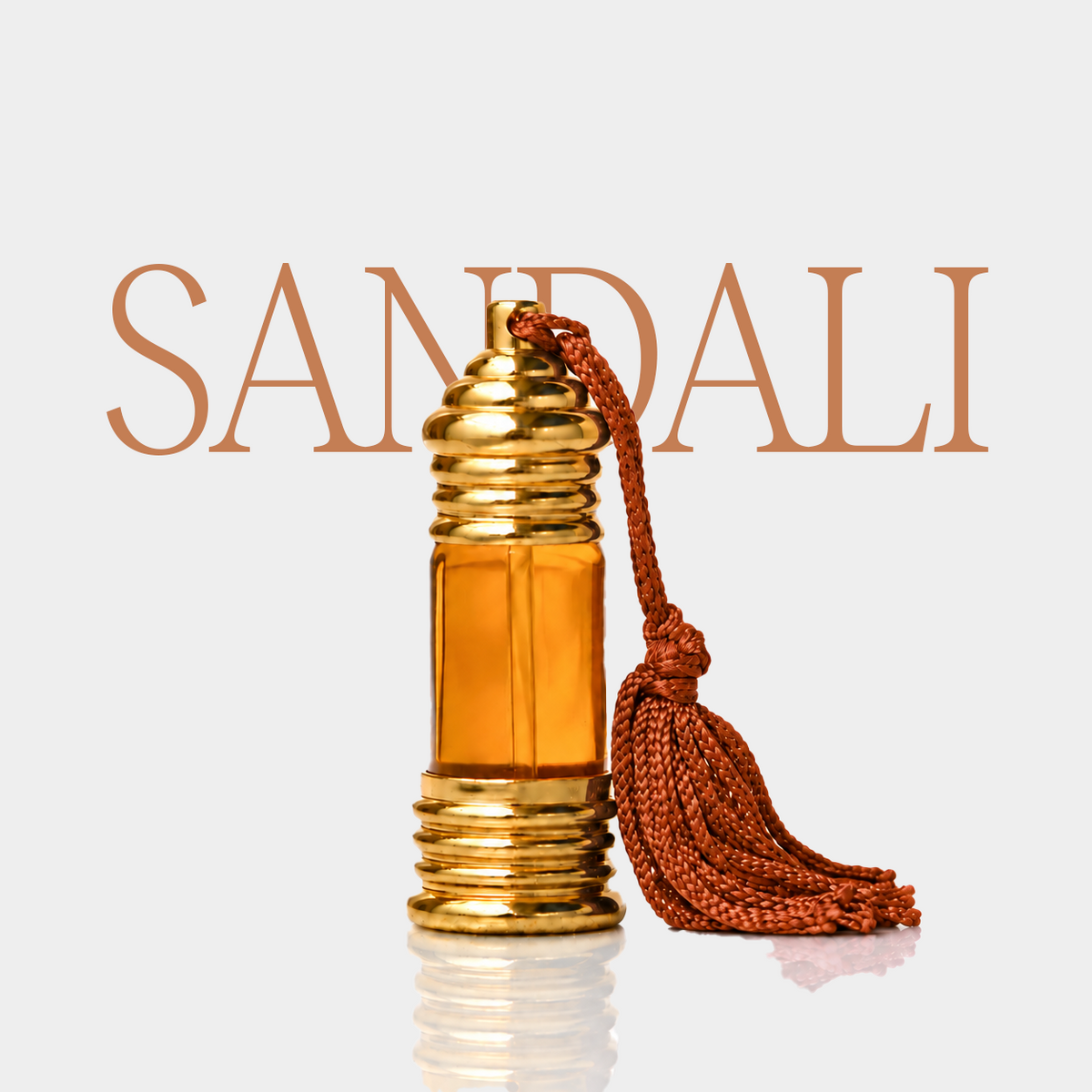 Sandali sandalwood natural perfume oil 6ml — branded product hero image — Boond Naturals, Kannauj