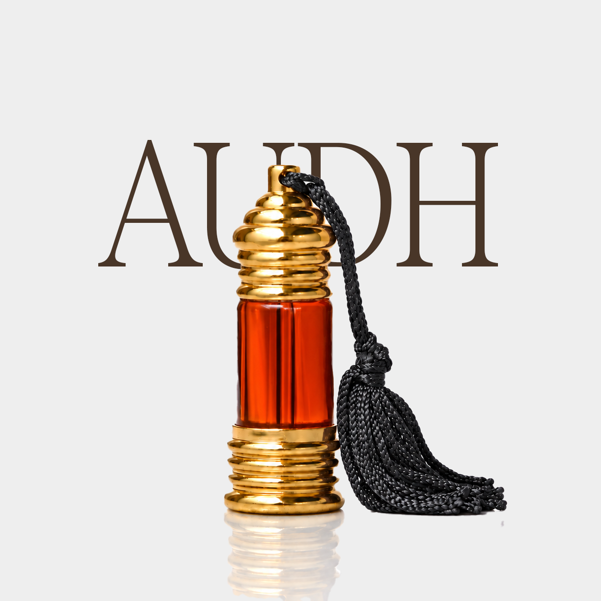 Audh agarwood (oud) natural perfume oil 6ml — branded product hero image — Boond Naturals, Kannauj