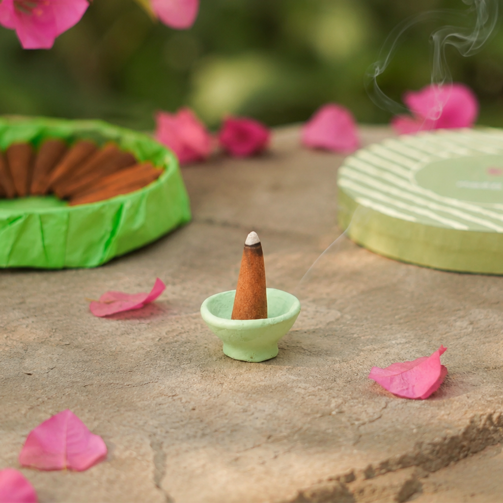 Rosemary | Pure Rosemary Incense Cones (Charcoal-free)