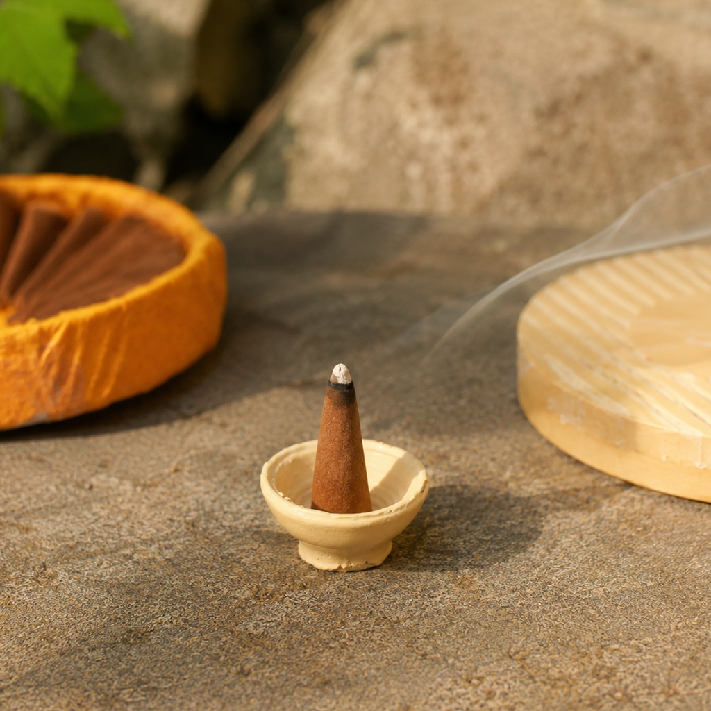 Loban | Pure Frankincense Incense Cones (Charcoal-free)