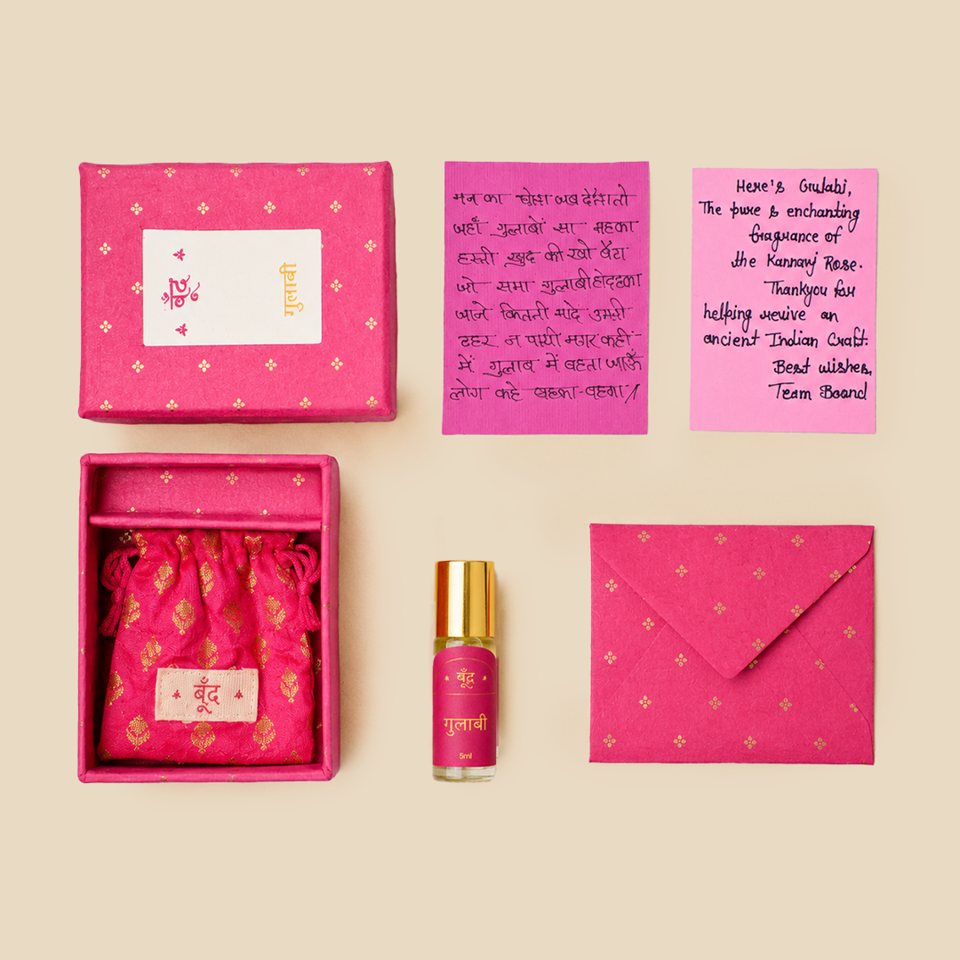 Gulabi | Damask Rose Perfume Oil (5ml Roll-on)