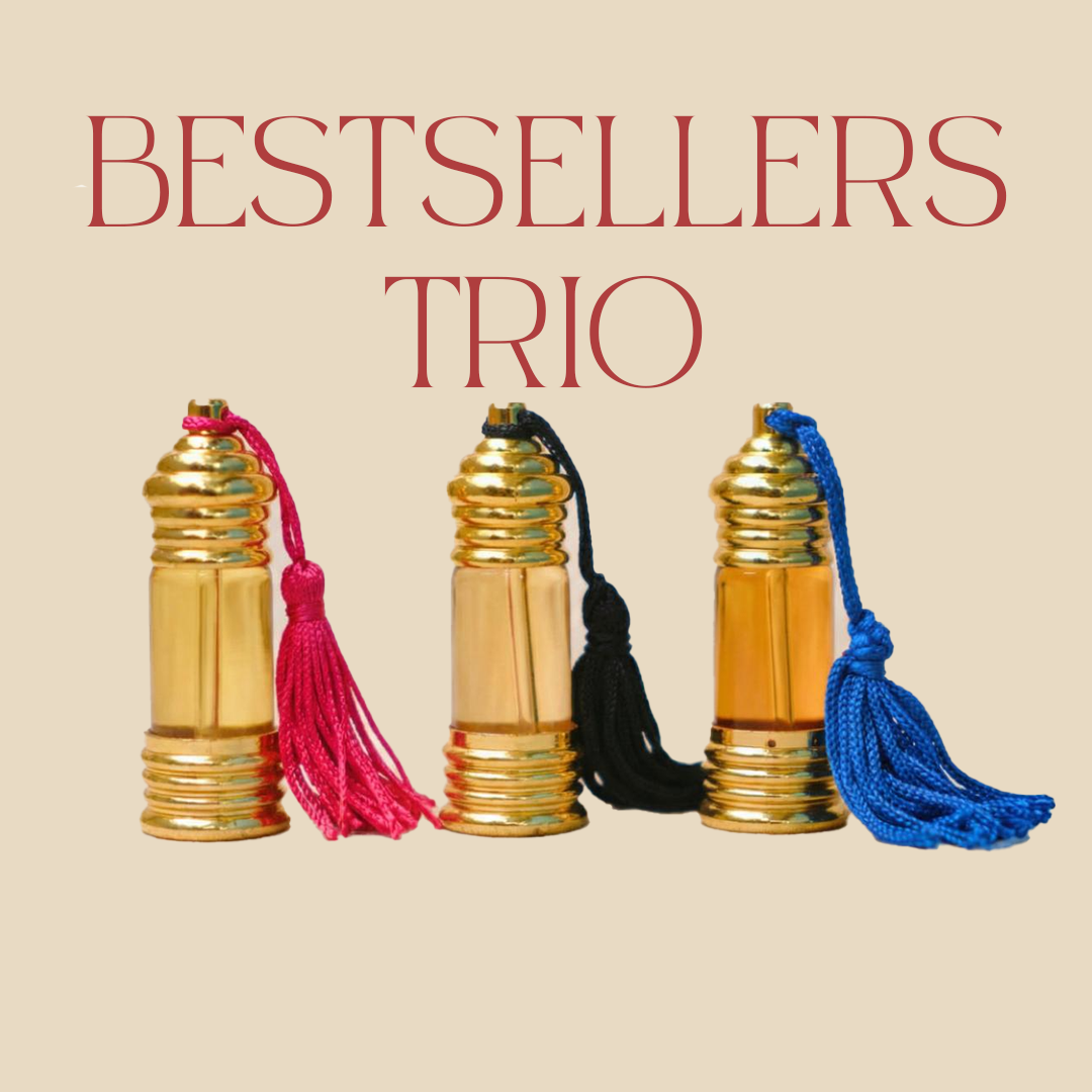 Bestselling Trio Natural Perfume Oils Set of 3