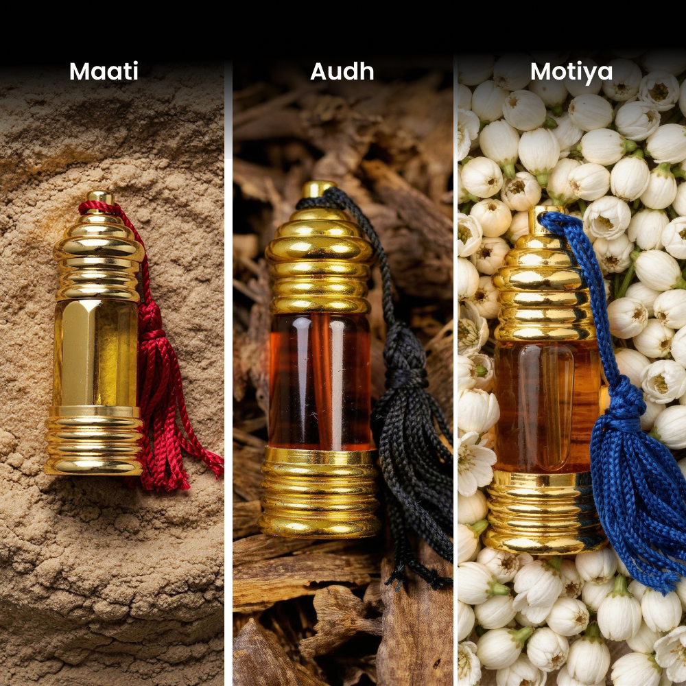 Bestselling Trio Natural Perfume Oils Set of 3